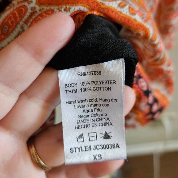 Anthropologie Paper Crane Boho Medallion Dress - Picture 6 of 8